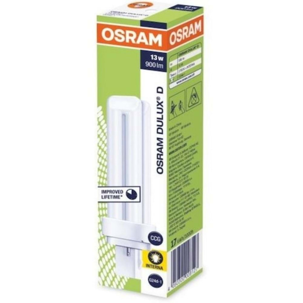 OSRAM DELUX 13W / 827 2 PINLI PLC AMPUL