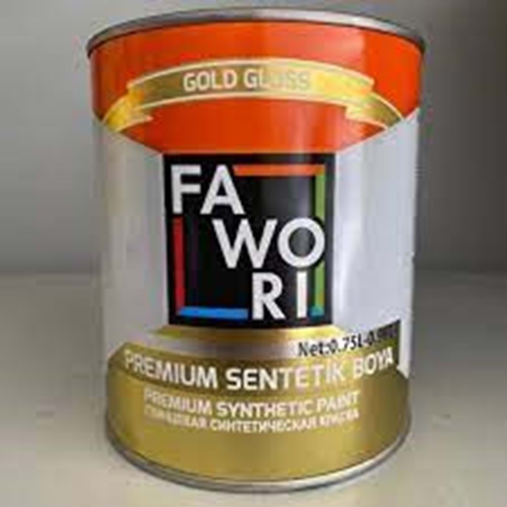 FAWORI SENTETIK BOYA GUMUS GRI 0,75 LT