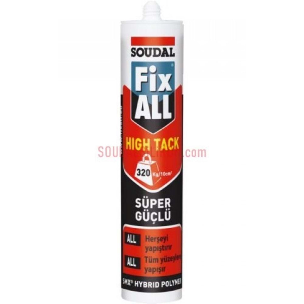 SOUDAL FIX ALL HIGH TACK 290ML BEYAZ