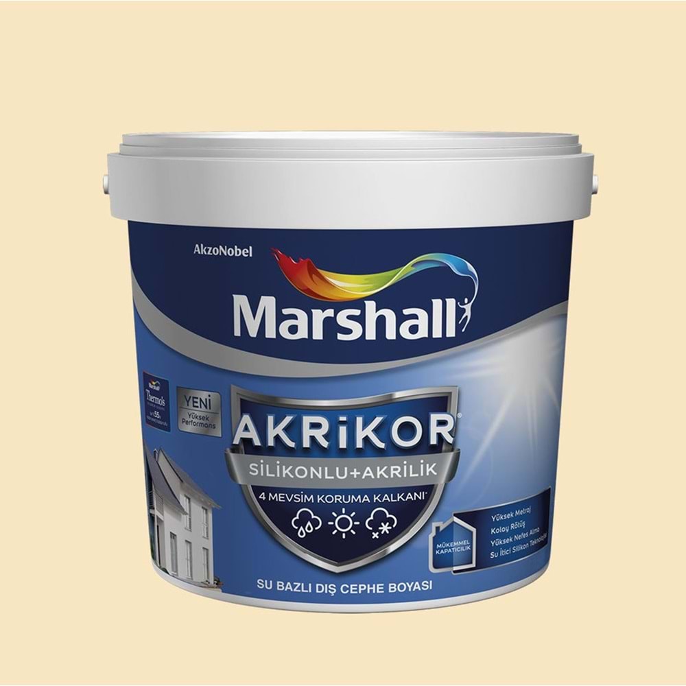MB AKRIKOR SILIKONLU+AKRILIK BW BAZ - 2,5 L
