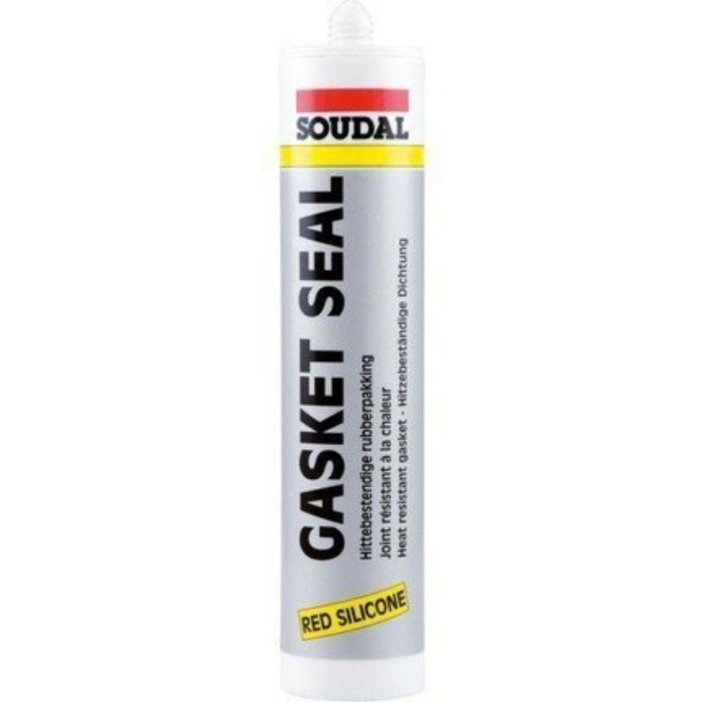 SOUDAL GASKETSEAL ISI SİLİKONU 310 ML KIRMIZI