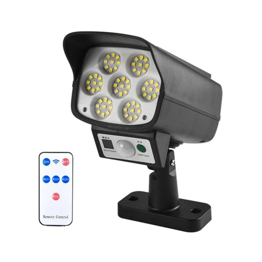 POWERMASTER SH-863A KAMERA GÖRÜNÜMLÜ 63 LEDLİ SOLAR ŞARZLI