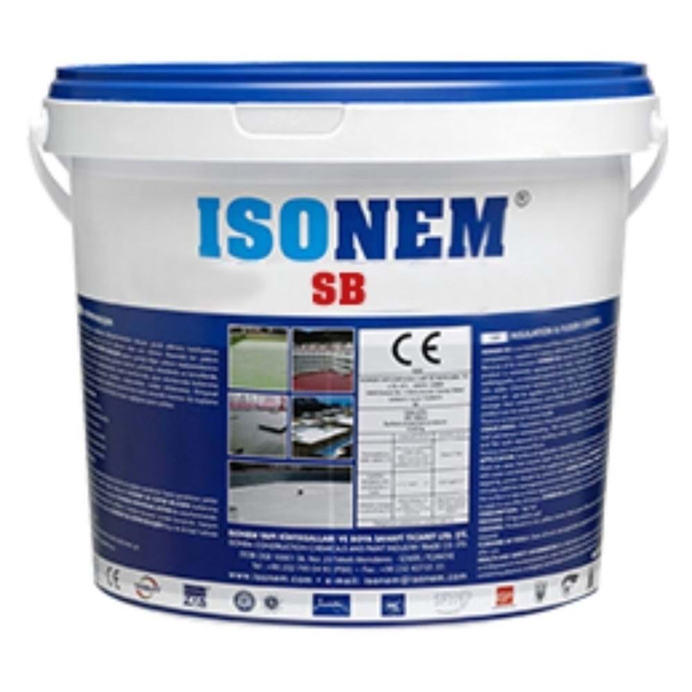 ISONEM SB 18KG BEYAZ ÖZEL MİNERAL DOLGULU SU YALITIM MALZEMESİ M303