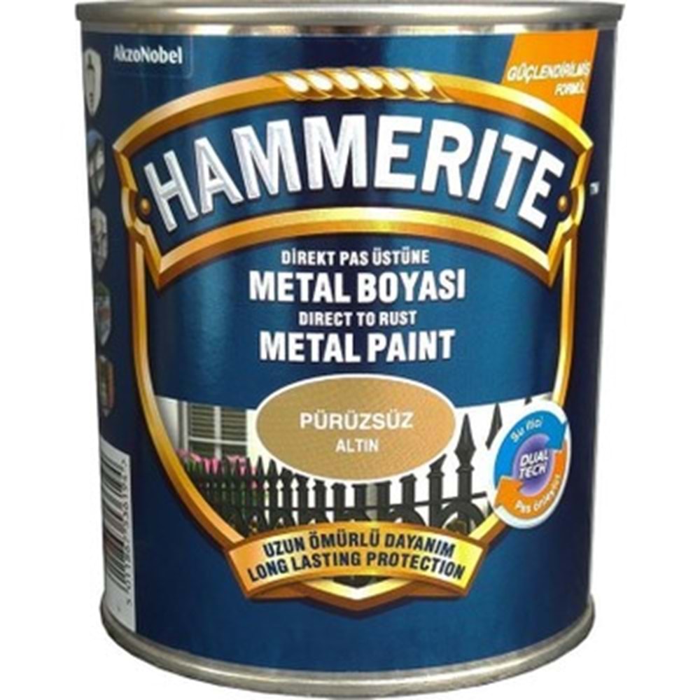 MB HAMMERITE METAL BOYASI PURUZSUZ ALTIN - 0,75 L