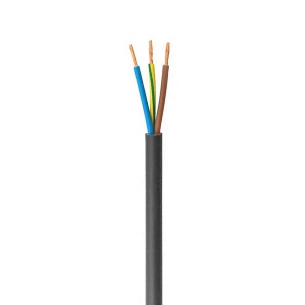 FİX 3X1,5mm TTR KABLO SİYAH TSE Lİ