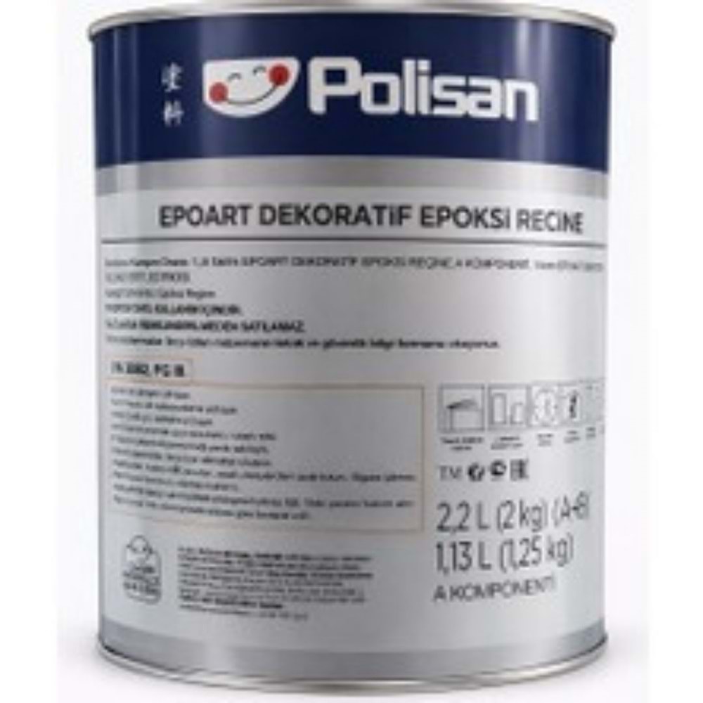 POLİSAN EPOART 2 KG TKM EPOKSİ REÇİNE KRİSTAL ŞEFFAF