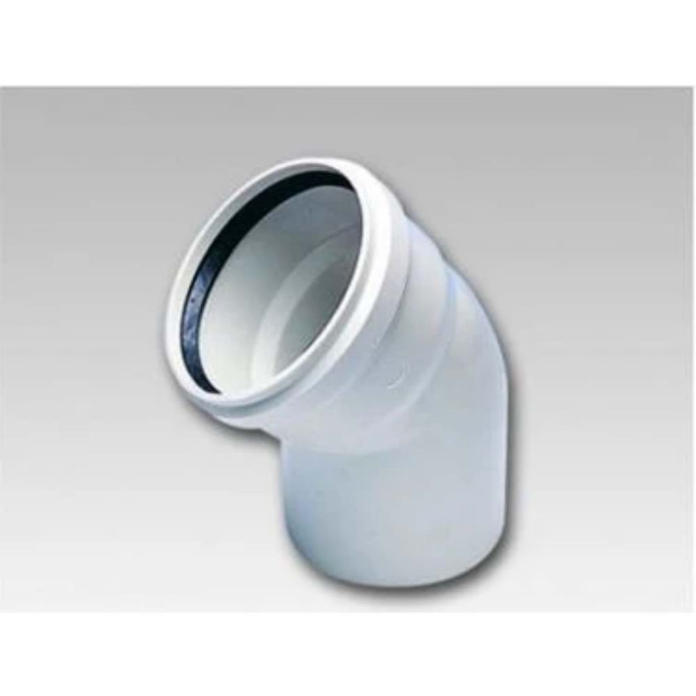 DİZAYN 50/45 DUBTEK AÇIK DİRSEK
