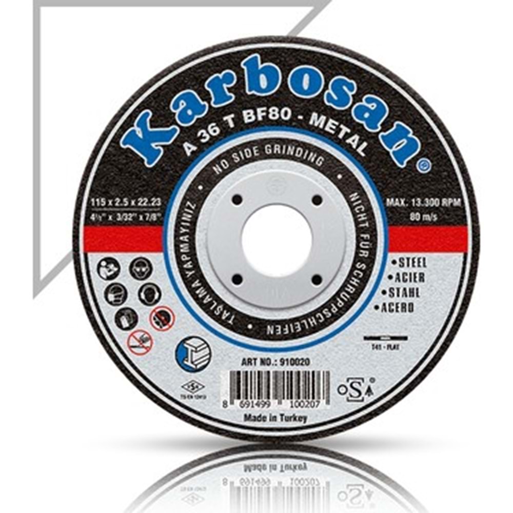KARBOSAN METAL KESICI - 180*3*22