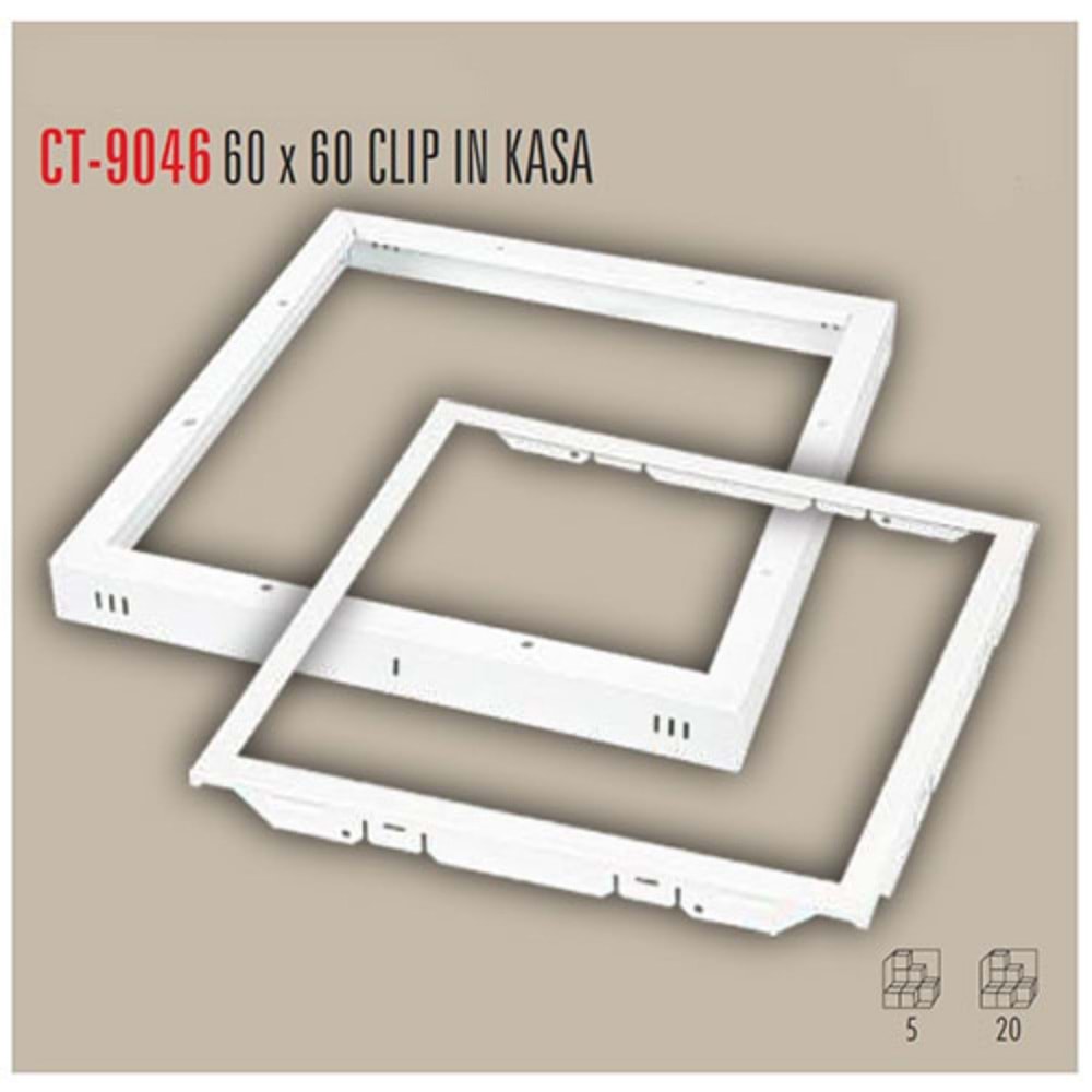 CATA CT-9046 60X60 CLIP-IN LED PANEL KASASI