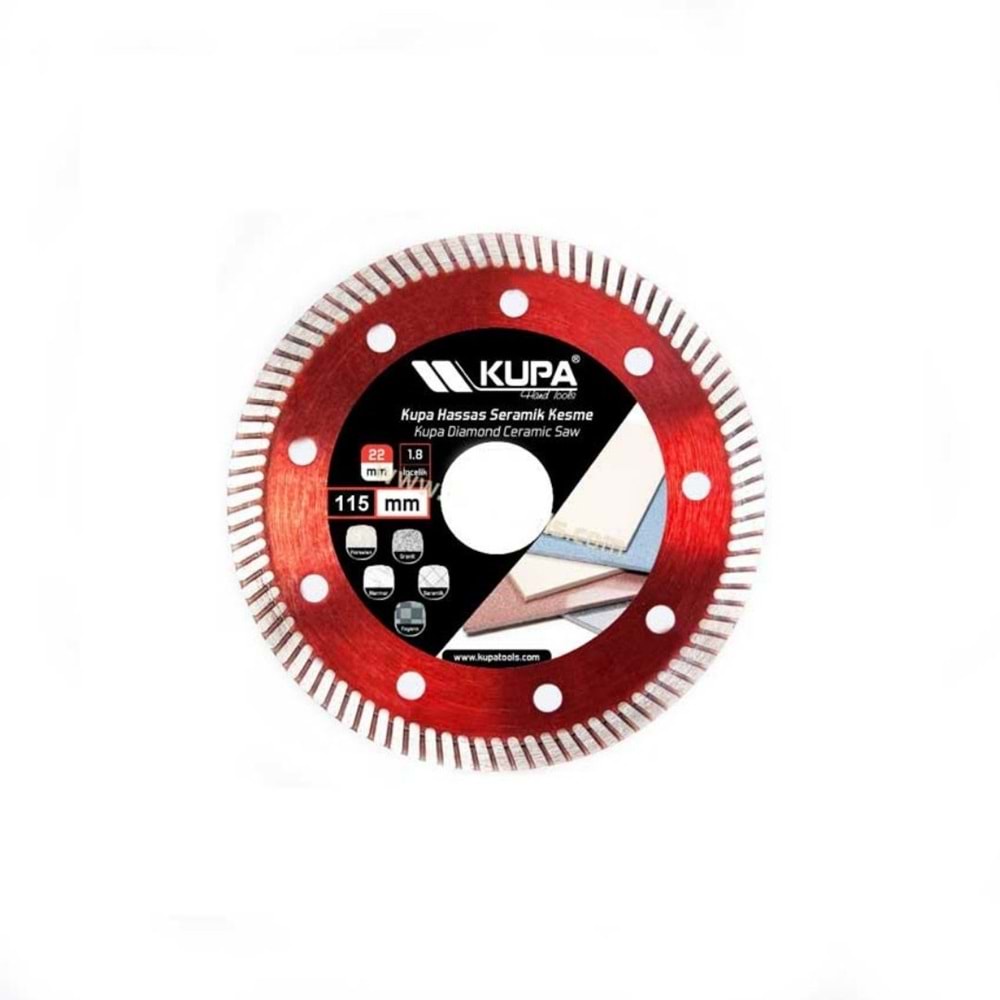 KUPA KUP7000 HASSAS SERAMİK KESİM 115 LİK