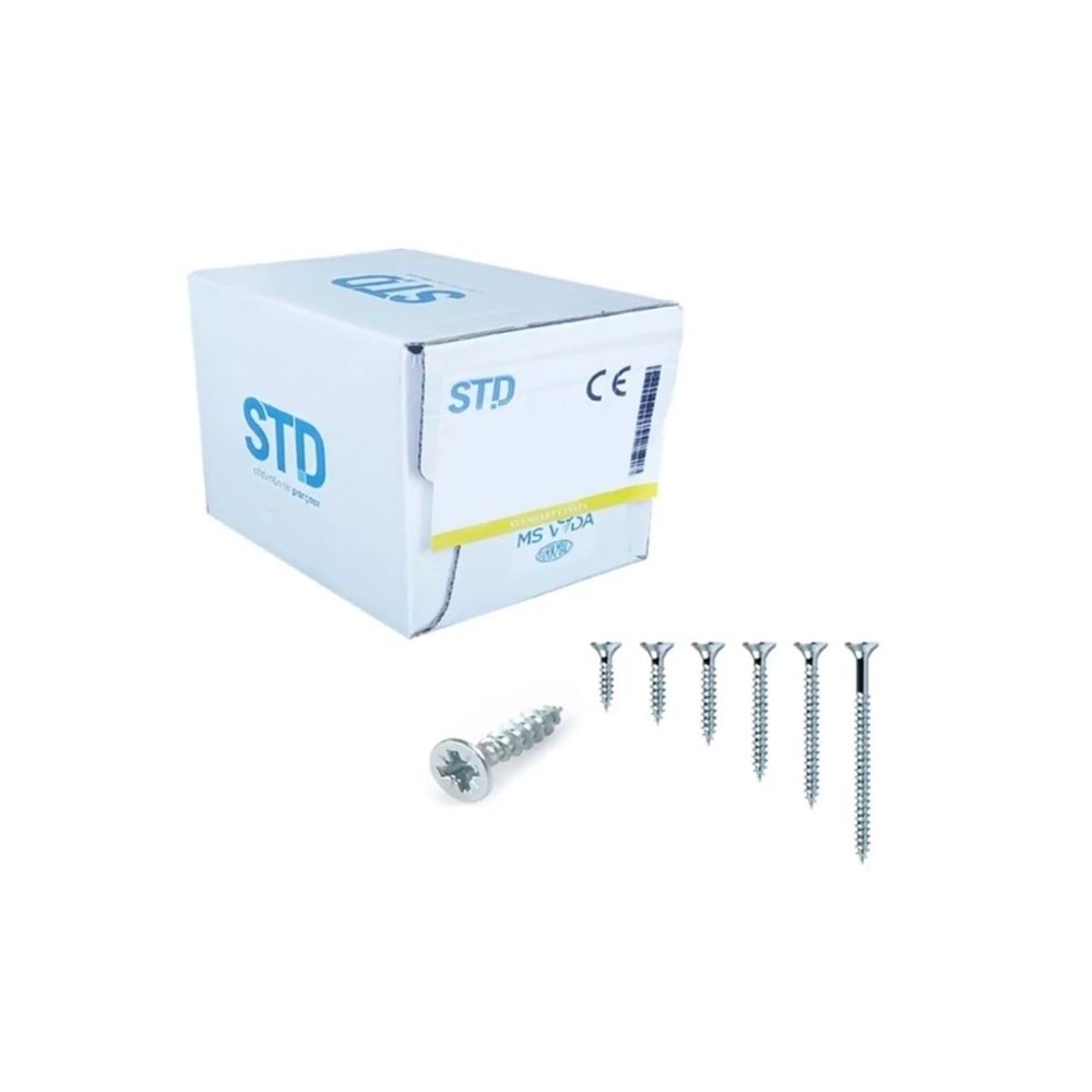 STD VİDA SUNTA 6X200 MAVİ