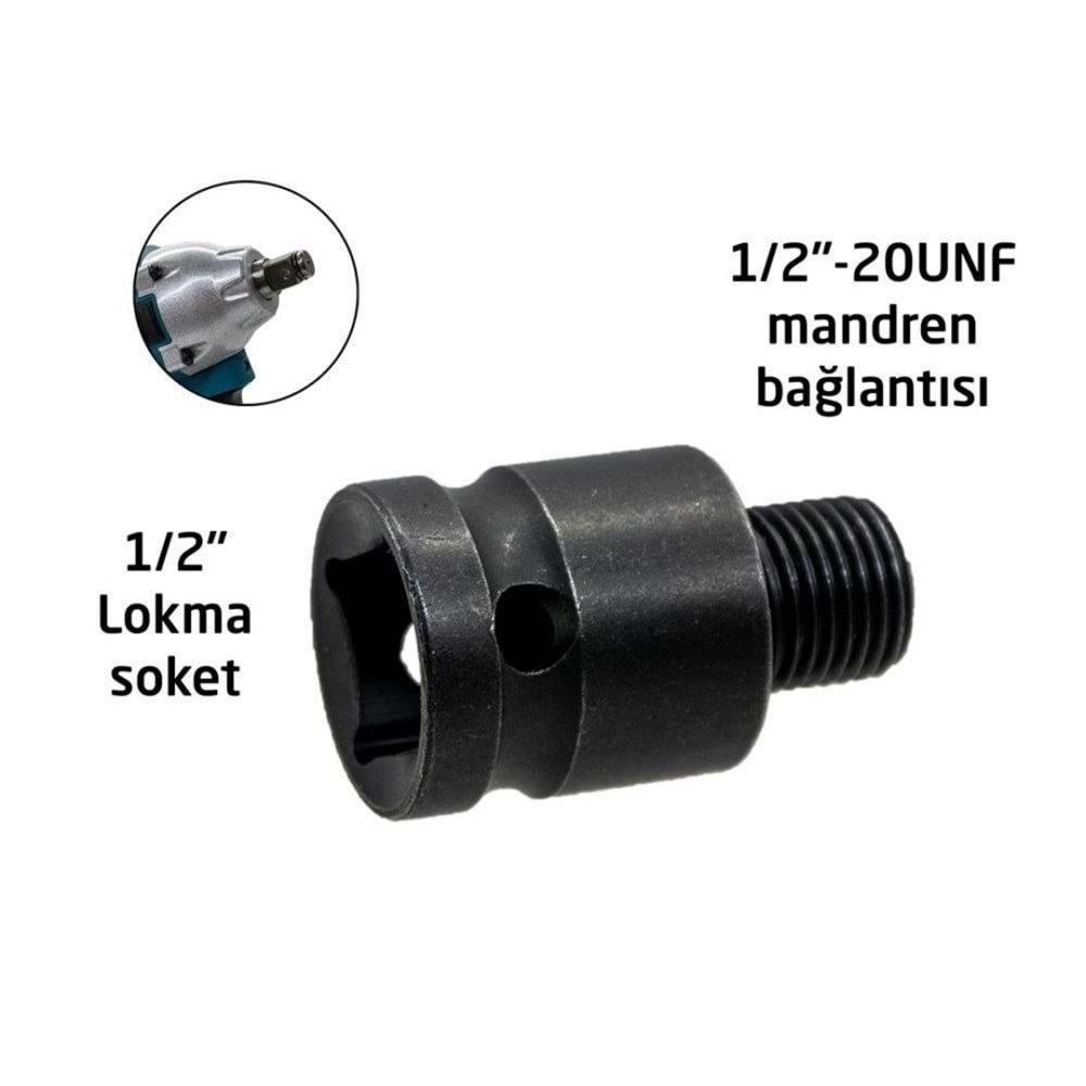 MESEM MANDREN ADAPTORU 1/2 - 20