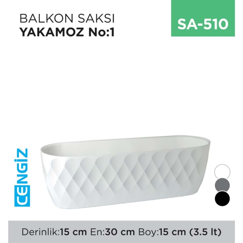 BALKON SAKSI YAKAMOZ NO:1 (3.5 LT) (KRS-471)