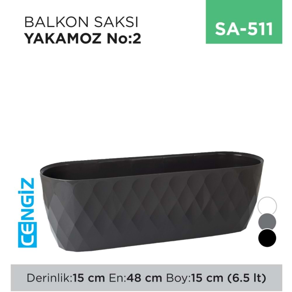 BALKON SAKSI YAKAMOZ NO:2 (6.5 LT) (KRS-472)