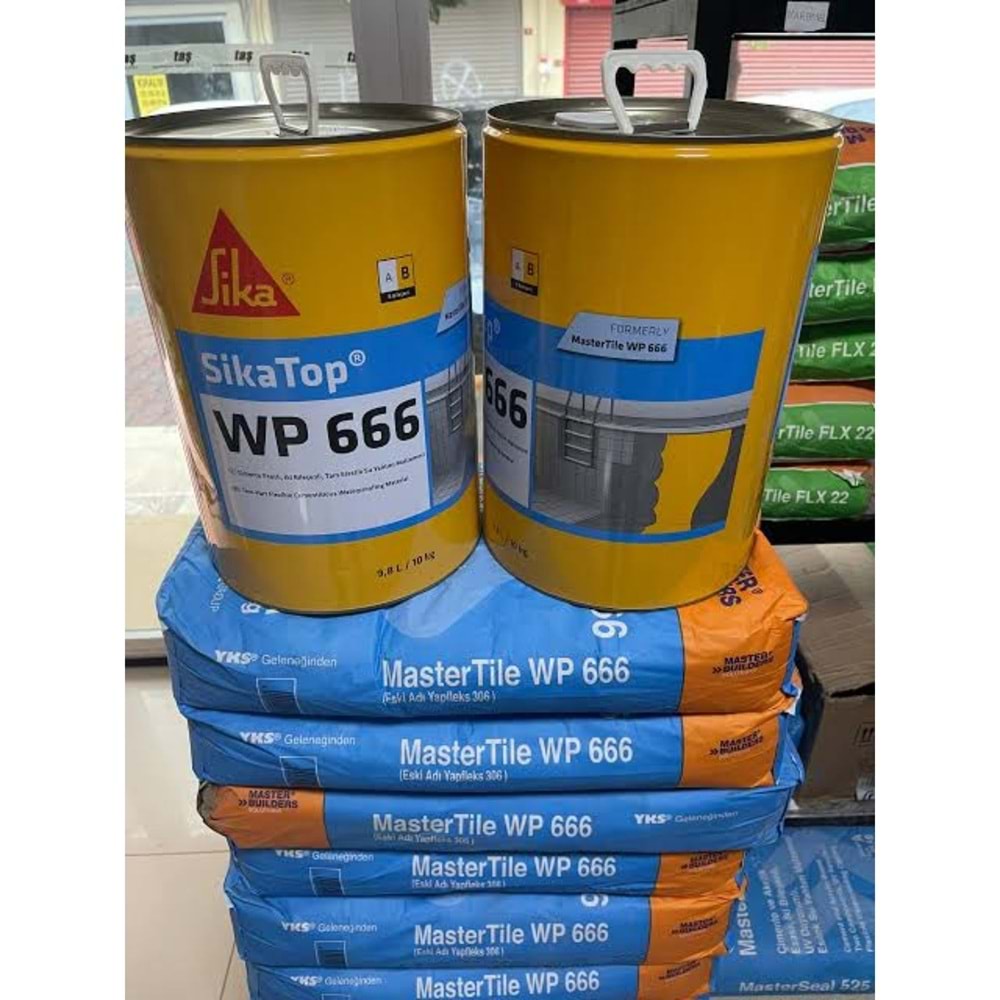 MASTERTILE YKS WP666 SET IZALASYON SU YALITIM MALZEMESI GRİ SIKA 666