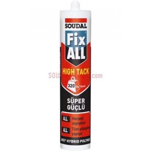 SOUDAL FIX ALL HIGH TACK 290ML BEYAZ