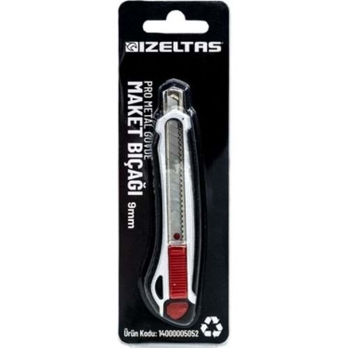 İZELTAŞ PRO METAL GÖVDE MAKET BIÇAĞI 9MM