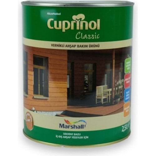 MB CUPRINOL VERNIKLI AHSAP BAKIM URUNU ACIK MESE - 2,5 L