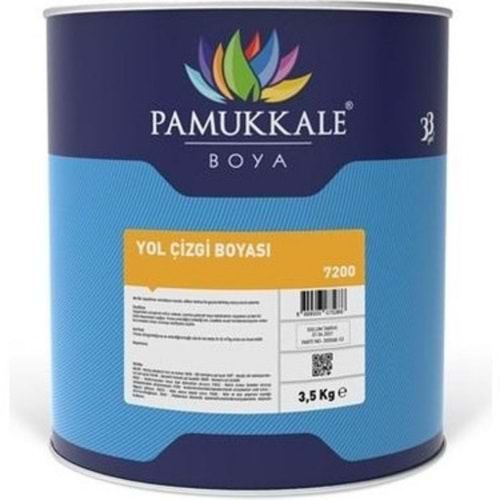 PAMUKKALE YOL ÇİZGİ BOYASI BEYAZ 3,5 KG