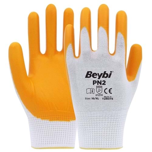 ELDİVEN BEYBİ PN2 NİTRİL POLY BEYAZ SARI NO:10