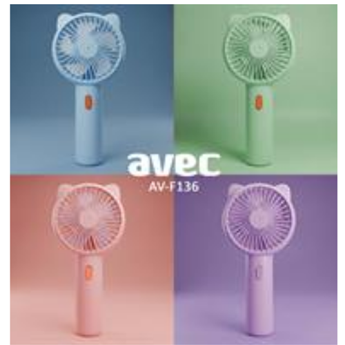 AVEC AV-F136 MİNİ FAN USB ŞARZLI