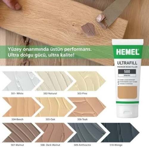 HEMEL ULTRAFILL 500 TEAK (506) 200 GR DOLGU MACUNU