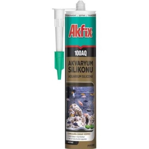 AKFİX 100AQ AKVARYUM SİLİKONU 280ML ŞEFFAF