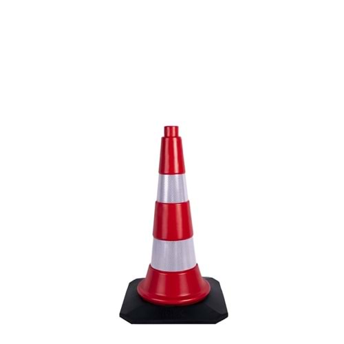 MFK3550 TRAFİK VE REKLAM KONİSİ 50 CM KAUÇUK TABANLI