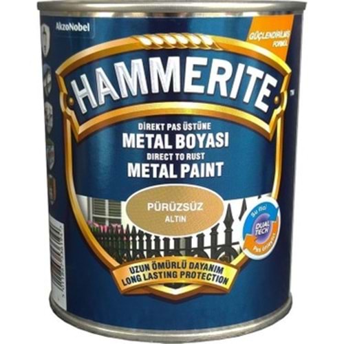 MB HAMMERITE METAL BOYASI PURUZSUZ ALTIN - 0,75 L