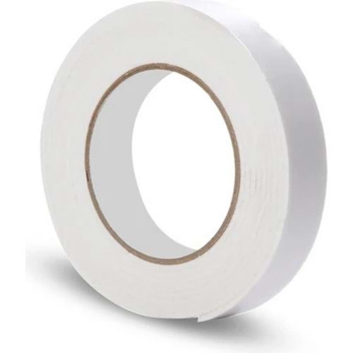 MADE ÇİFT TARAFLI KÖPÜK BANT 18 mm * 2 m BEYAZ