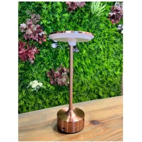 ŞAVK ŞARZLI UFO LED MASA LAMBASI 2W BAKIR RENGİ
