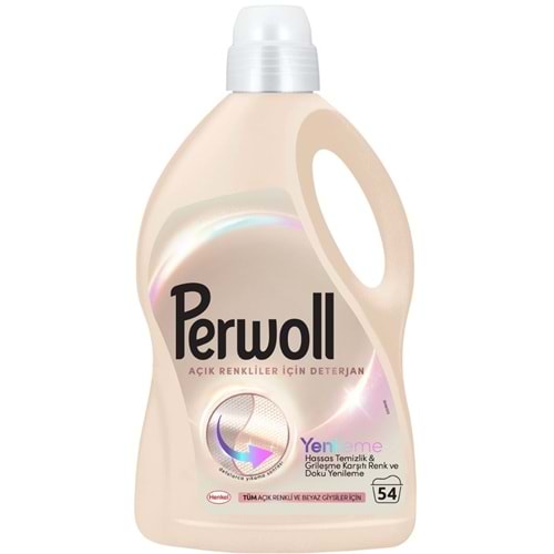 PERWOLL Sıvı Çamaşır Deterjanı (2,97 Litre) Açık Renkler *6