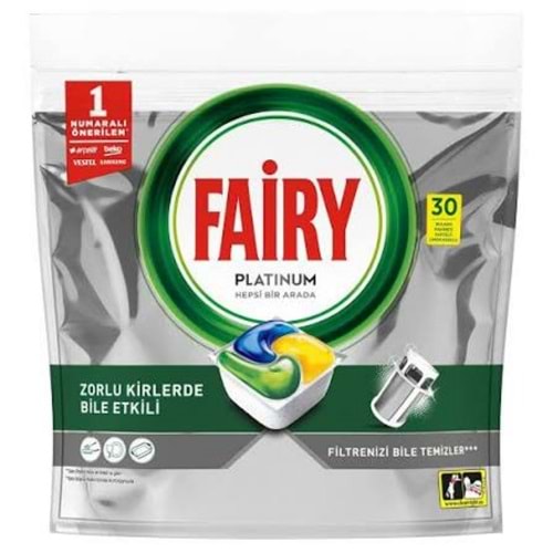 FAİRY Bulaşık Makinası Tableti (30lu) Platinum *5