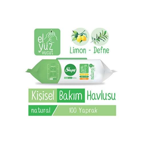 SLEEPY Kişisel Bakım Havlusu (100lü) Natural *12