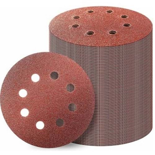 SEGNAN DELİKLİ CIRT ZIMPARA - 125mm KUM:60
