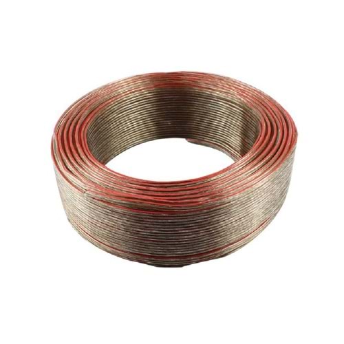 2X0,75mm YASSI ŞEFFAF KORDON KABLO