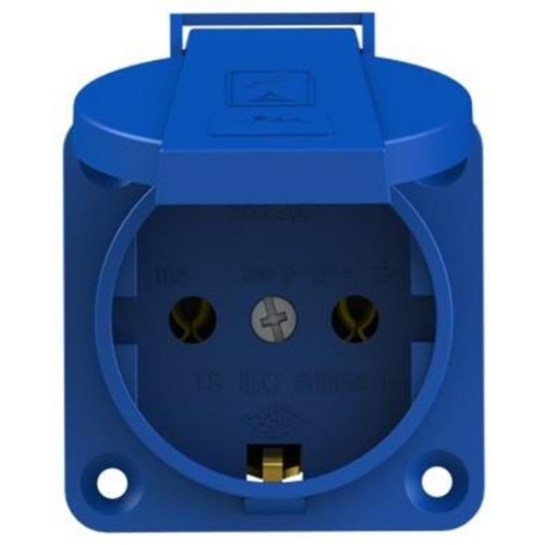 KAIM 1X16A MAKINE PANO PRIZI MAVI