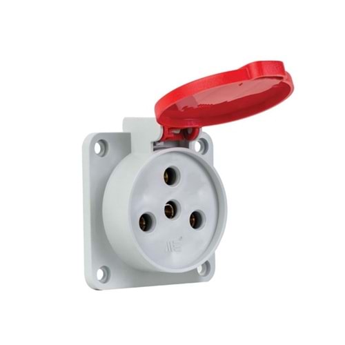 3*25A KAUÇUK DUVAR PRİZİ IP44 METECE