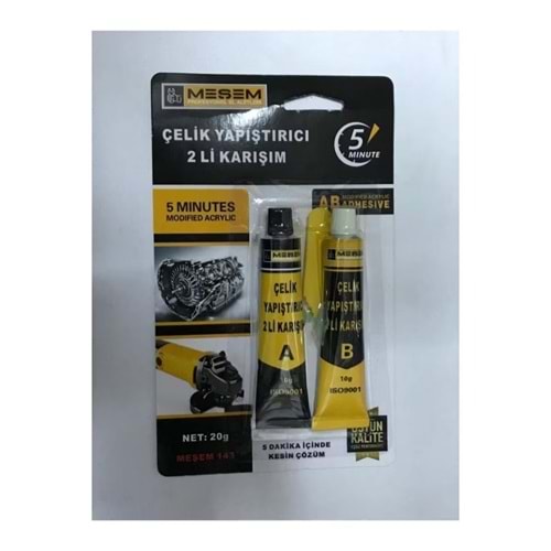 MESEM CELIK YAPISTIRICI 2 LI SET - 20 GR