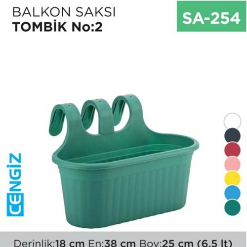 BALKON SAKSI TOMBİK NO:2 (6.5 LT) (TOM2)