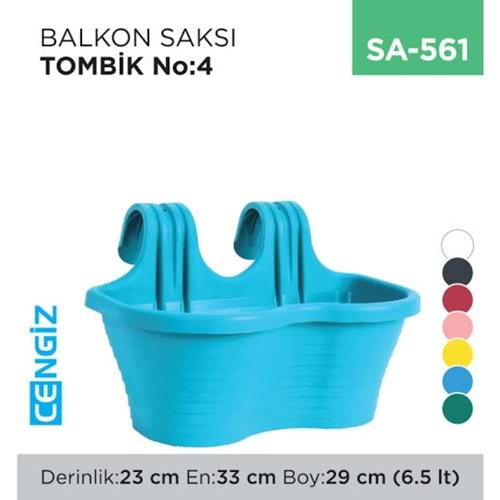 BALKON SAKSI TOMBİK NO:4 (6,5 LT) (TOM4)
