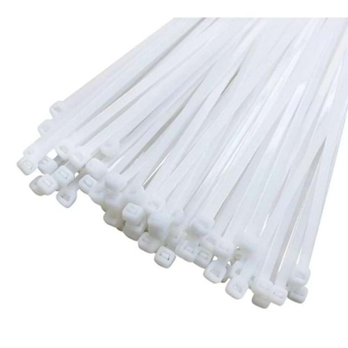 2.5X150 KABLO BAGI BEYAZ (100 LU)