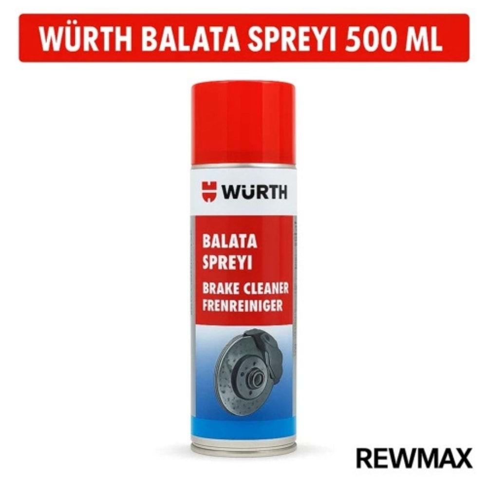 WURTH BALATA TEMIZLEME SPREYI