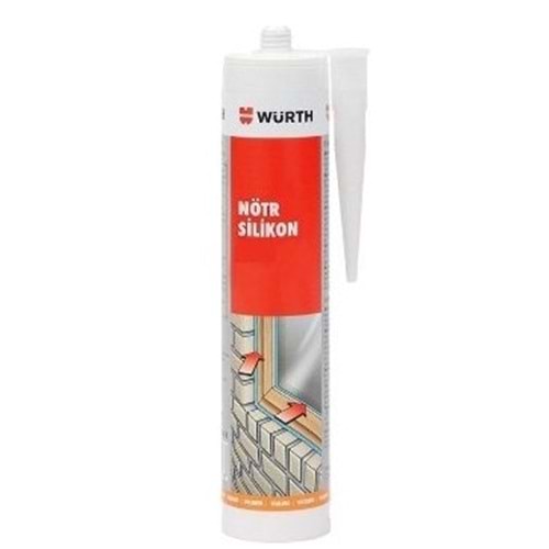 WURTH NOTR SILIKON SEFFAF 310 ml