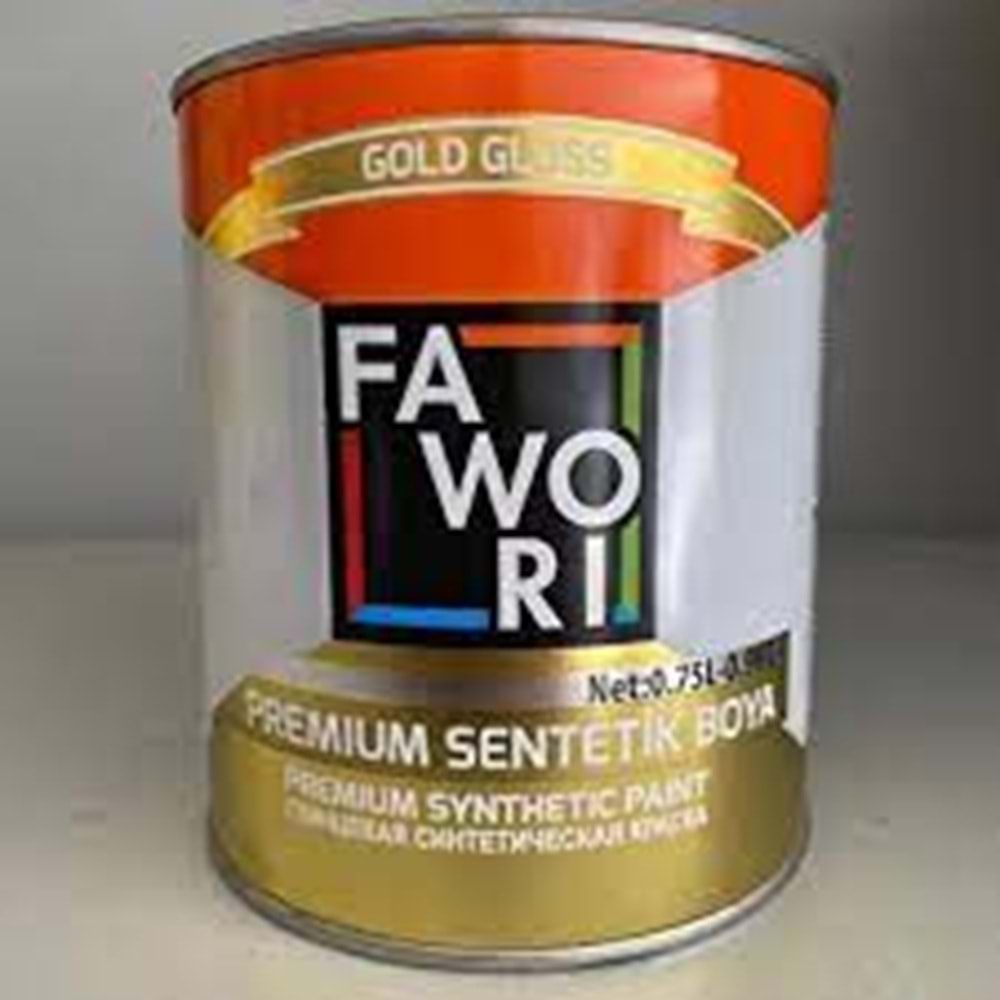 FAWORI SENTETIK BOYA GUMUS GRI 0,75 LT