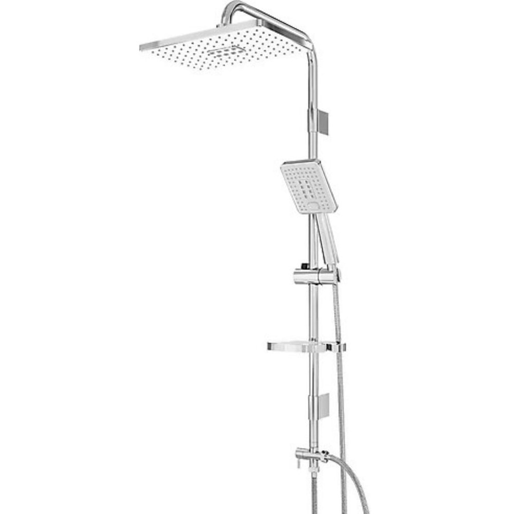 [10TDS.VİV.TAL.40350-CS] Viva Tall Duş Seti Krom Siyah 40350-Cs