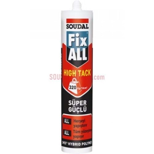 SOUDAL FİX ALL HİGH TACK 290ML BEYAZ