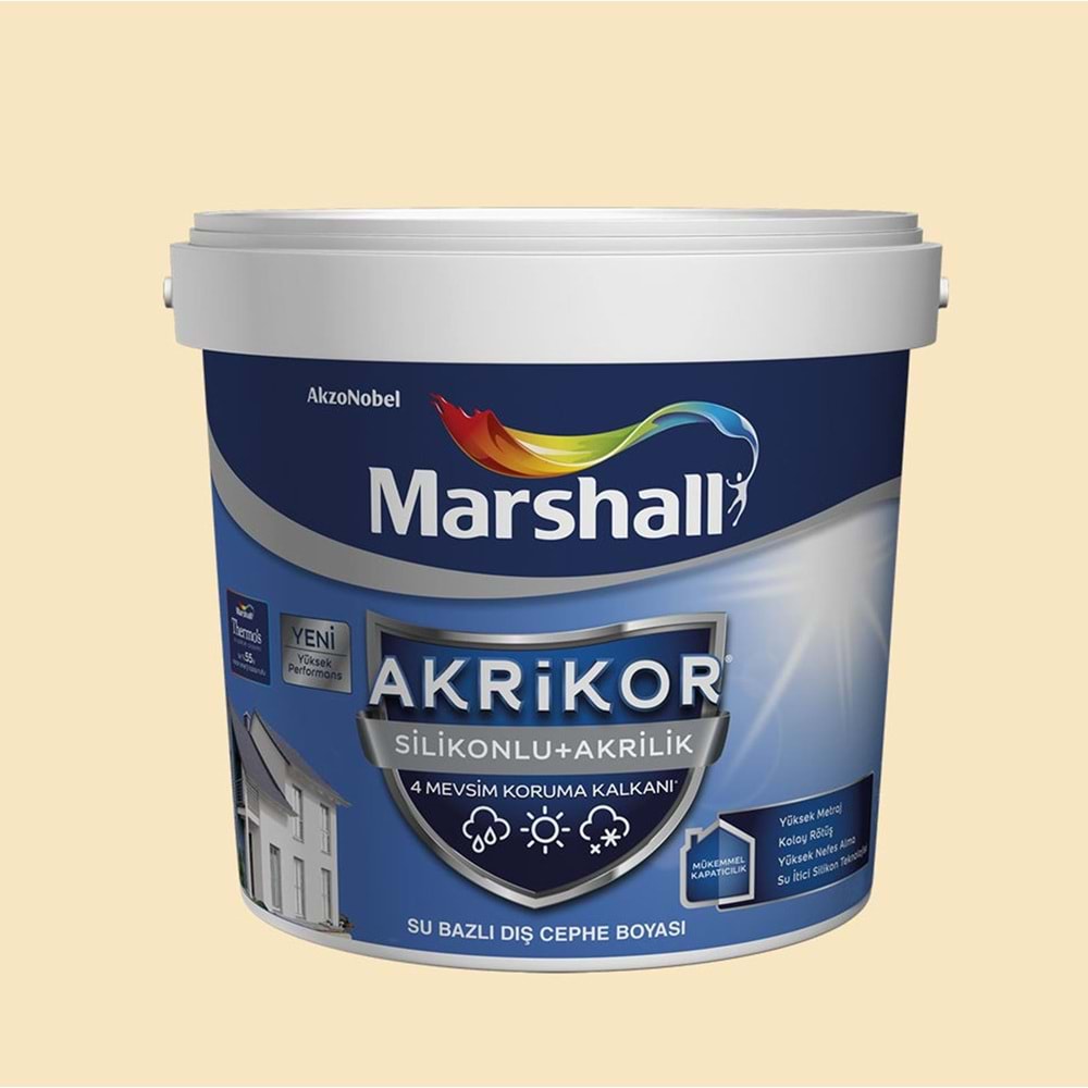 MB AKRIKOR SILIKONLU+AKRILIK BW BAZ - 2,5 L