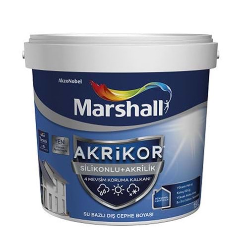 MB AKRIKOR SILIKONLU+AKRILIK BEYAZ DIS CEPHE - 2,5 L