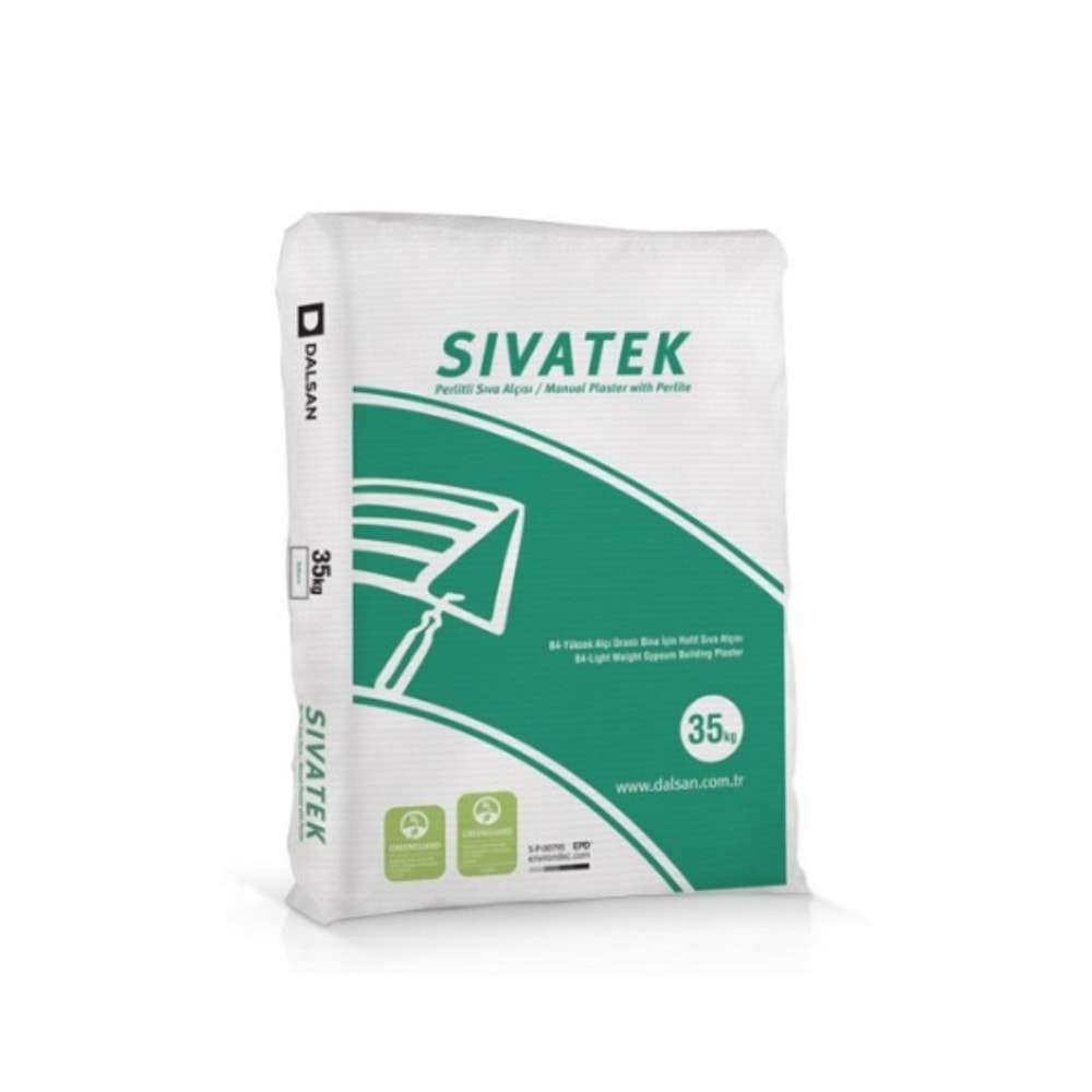 Dalsan Sıvatek Perlitli Sıva Alçısı 35kg/Trb